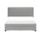 Raphael 1 Drawer Queen Bed - Tin Grey