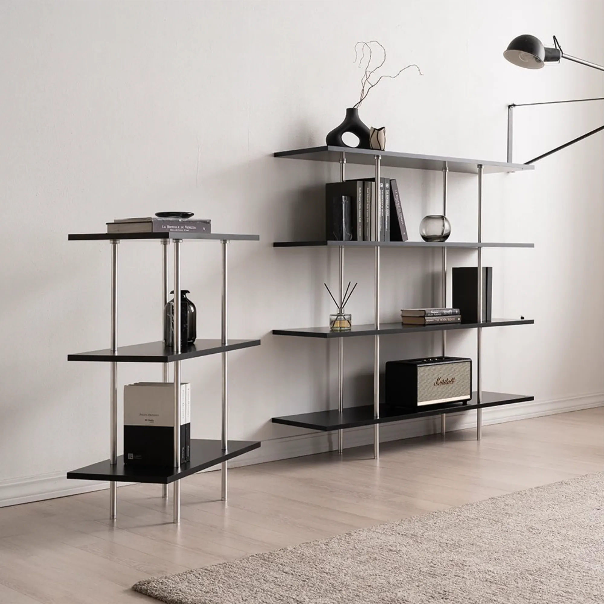 Bauhaus 4-Tier Display Shelf - Black - 10