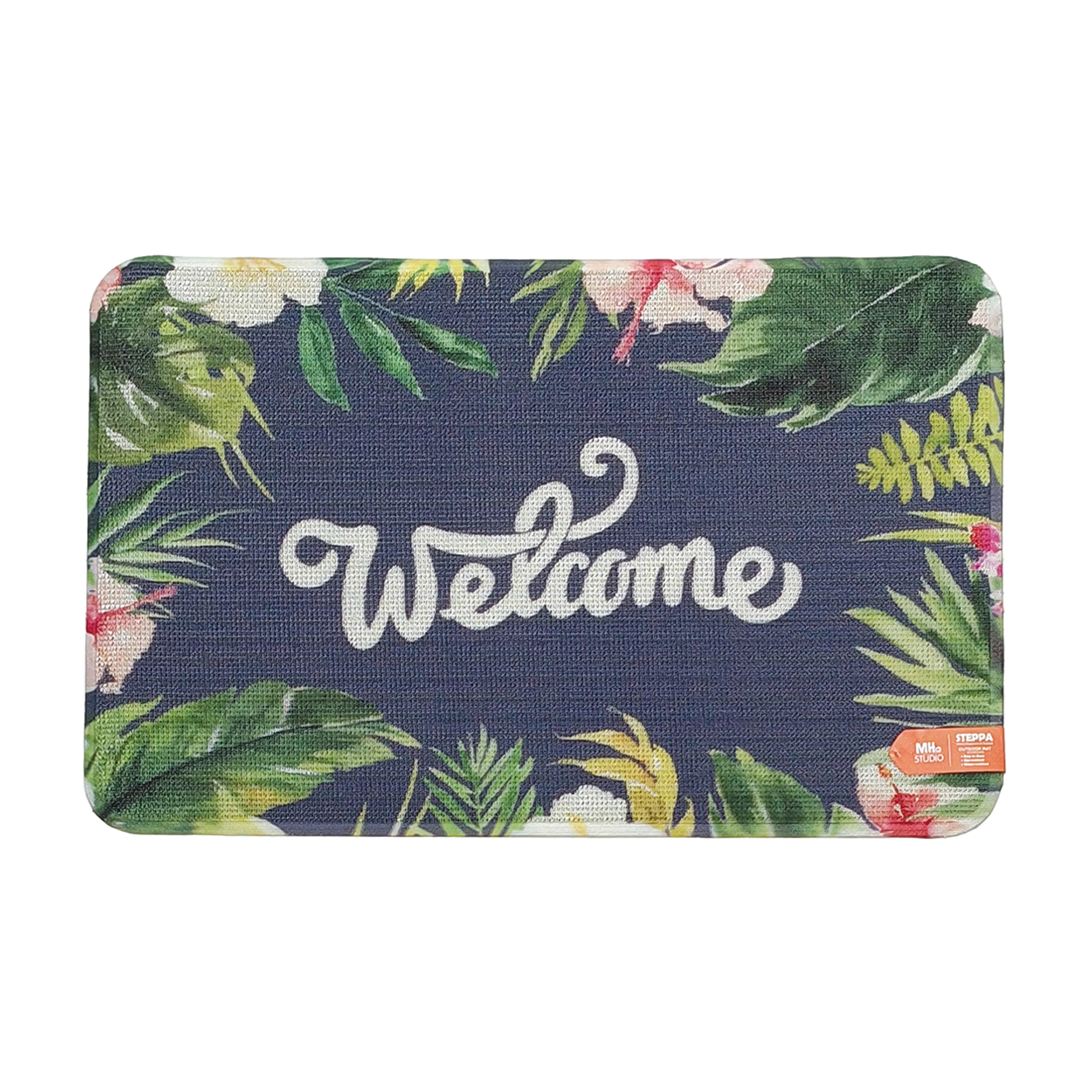 [Bundle of 2] Milton Home Studio STEPPA Anti-Slip 100% PVC Outdoor Floor Mat - Welcome