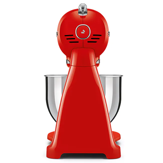 SMEG Stand Mixer Full Colour - Red - 7 - Red mixer, modern design, kitchen appliance, stainless steel bowl, high-quality