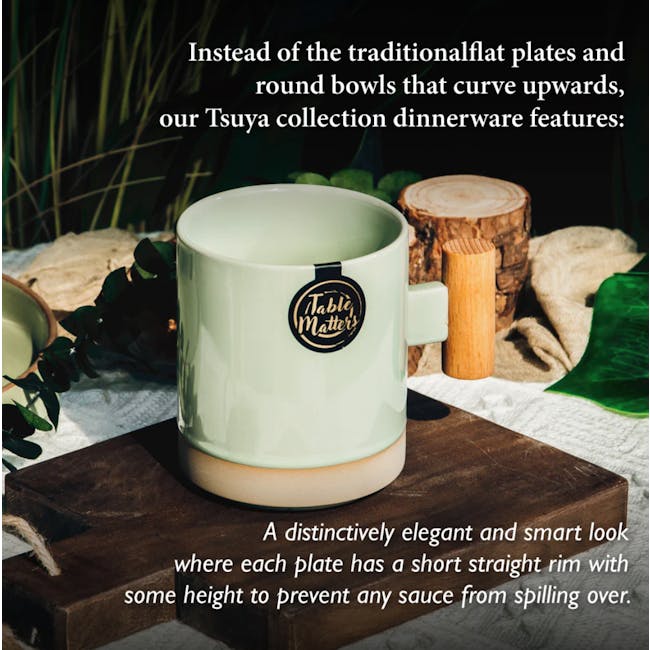Table Matters Tsuya Grey Plate (2 Sizes) - 4