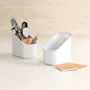 Bellwood Utensils Holder - White, Natural - 7