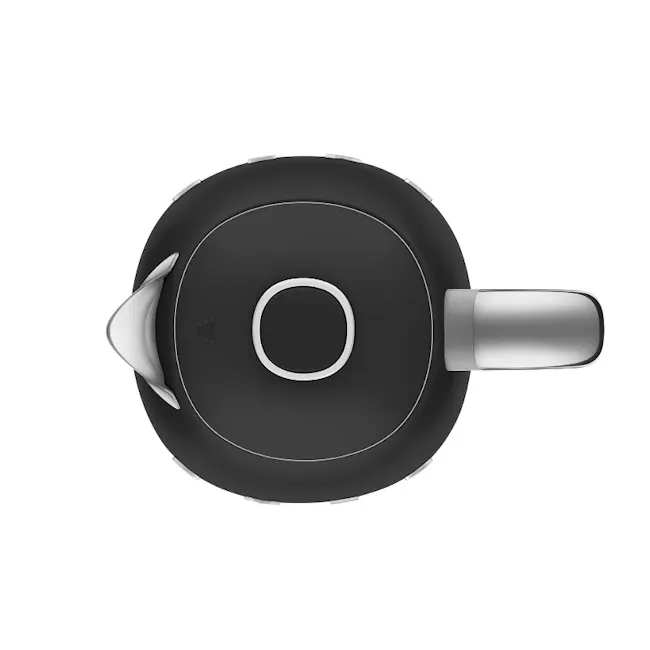 Smeg 1.7L Kettle - Matte Black - 8 - Sleek, modern, black and silver kitchen control panel, Ergonomic design with integrated