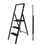 HOUZE Slim Aluminium 3 Tier Ladder - 2