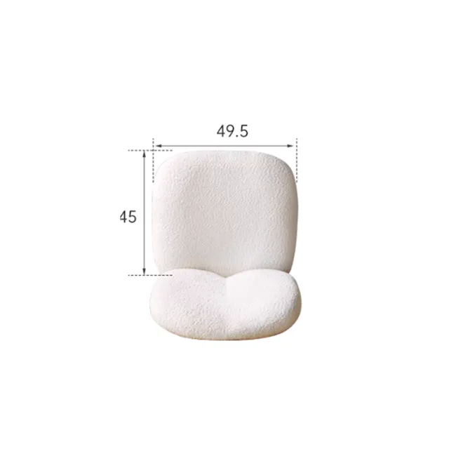 Sony Chair - White Boucle - 9