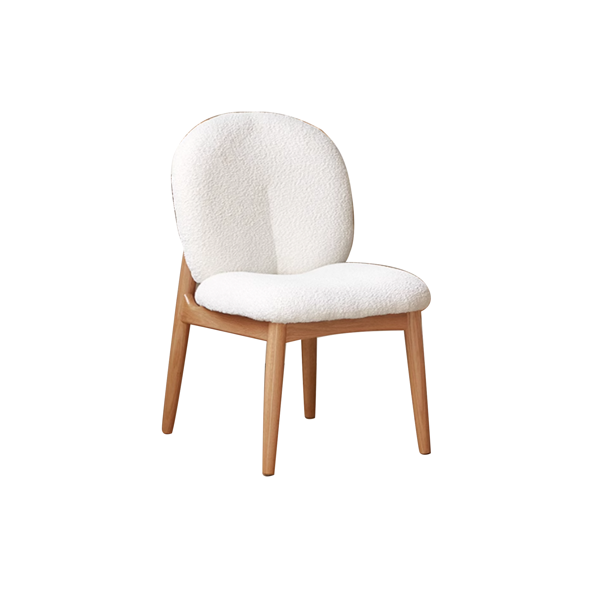 Sony Chair - White Boucle