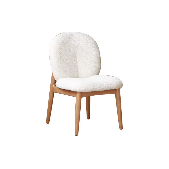 Sony Chair - White Boucle - 1