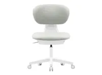 Novix Office Chair - White / Grey
