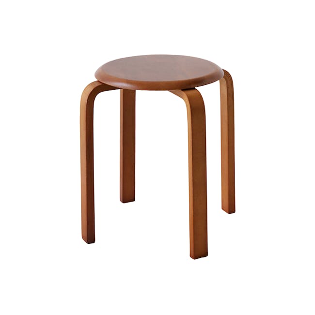(As-is) Manny Stackable Stool -  Maple - 0