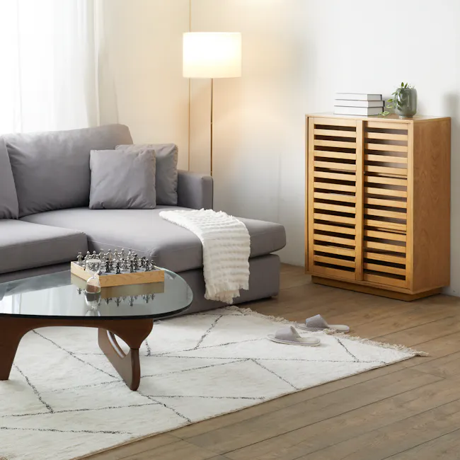 Keita Shoe Cabinet - Oak - 3