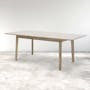 (As-is) Leland Extendable Dining Table 1.6m-2m - 2 - 5