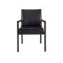 (As-is) Lincoln Chair - Black (Faux Leather) - 12