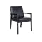 Lincoln Chair - Black (Faux Leather)