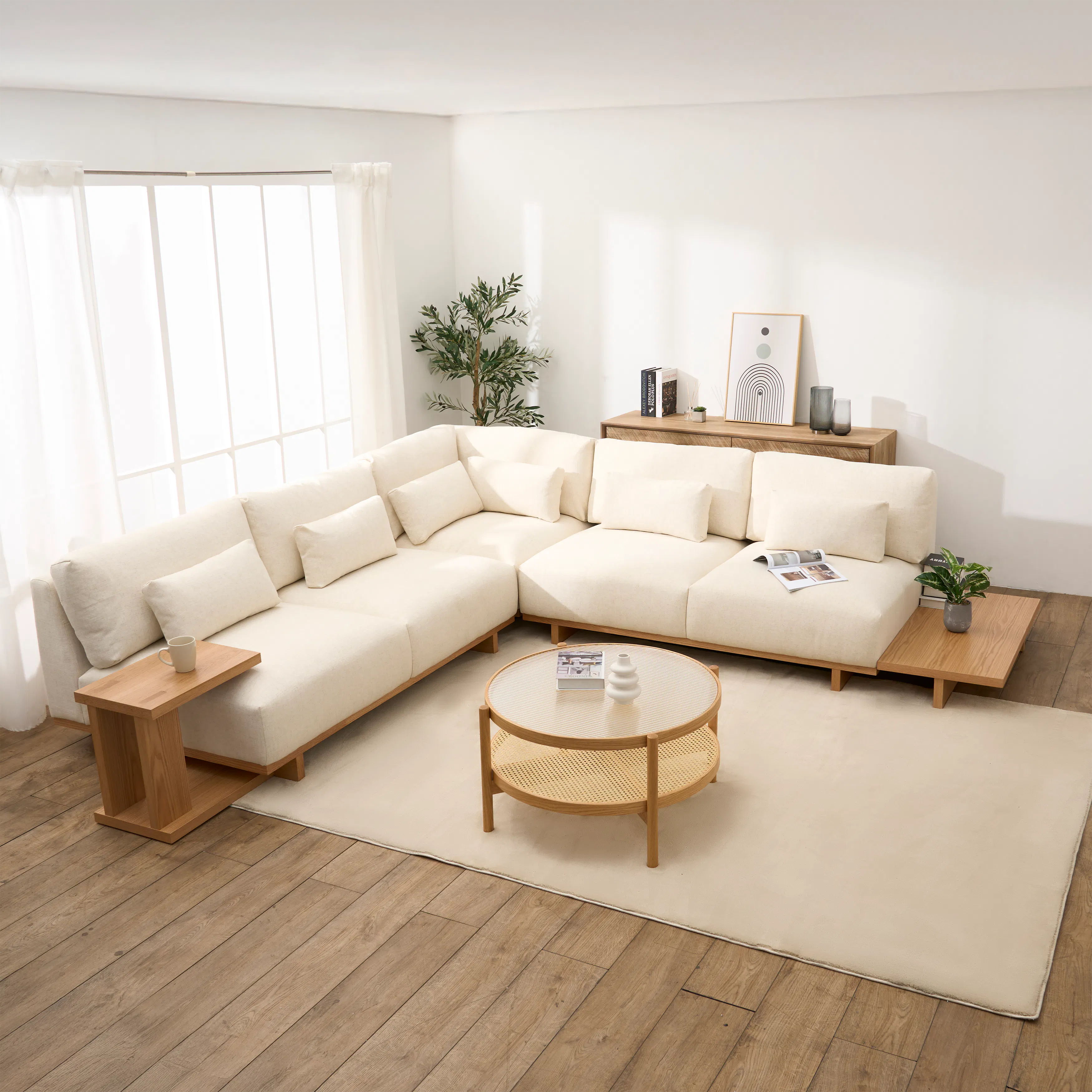 Miu 2 Seater Armless Lounge Sofa - 7