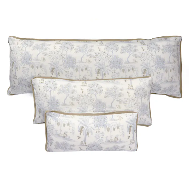 House of Holly Luxe Cloud Pillow - Fruit Toile Stone (3 sizes) - 1