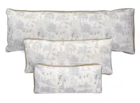 House of Holly Luxe Cloud Pillow - Fruit Toile Stone (3 sizes)