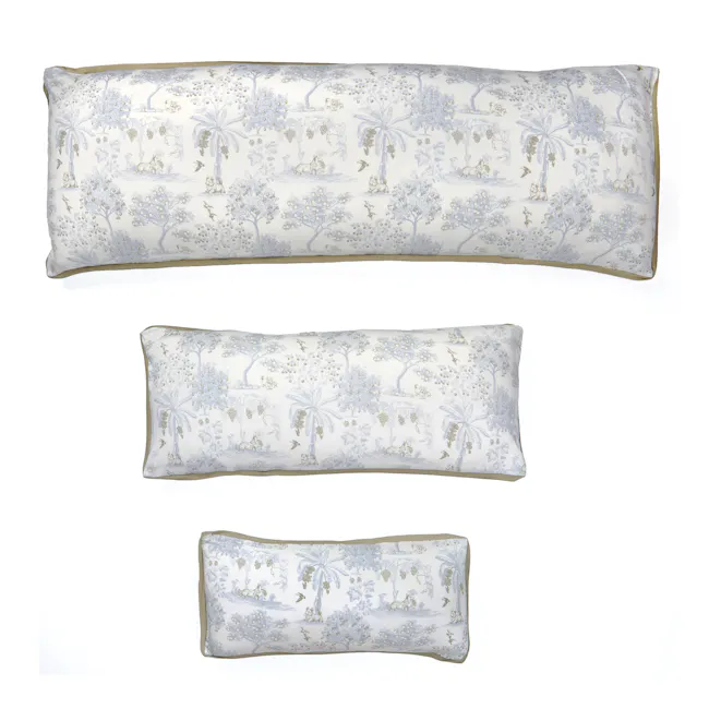 House of Holly Luxe Cloud Pillow - Fruit Toile Stone (3 sizes) - 7