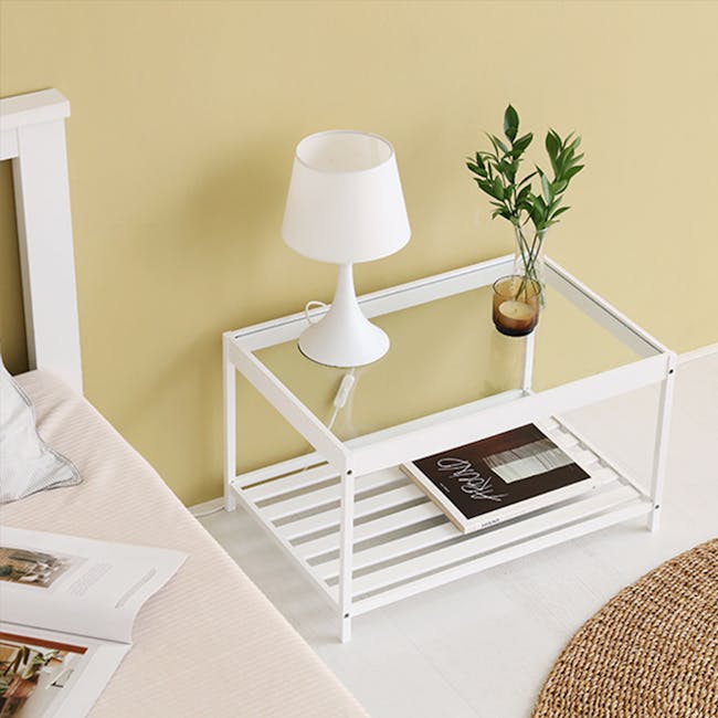 Galeb Coffee Table - White - 5