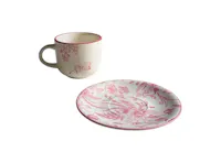 Monare Ceramic Mug Plate Set - Pink