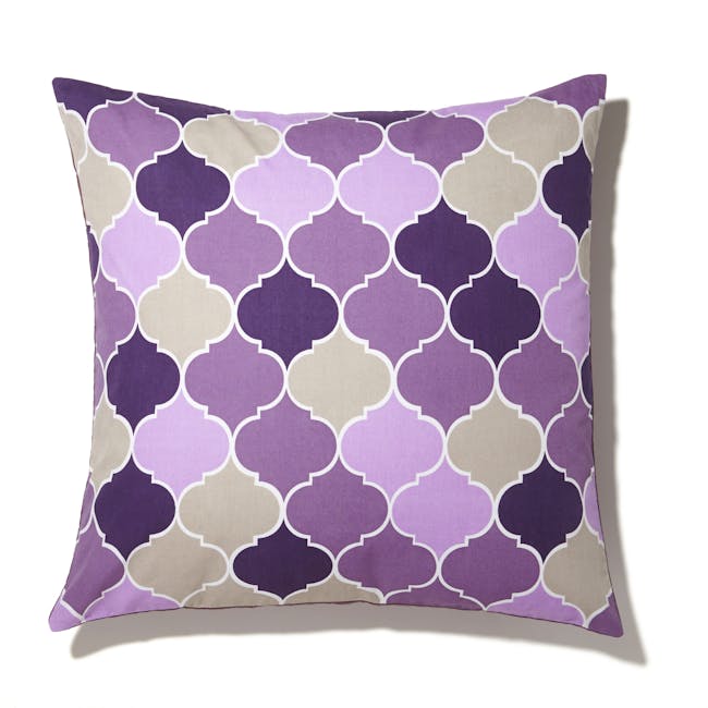 Melze Cushion - Purple - 0