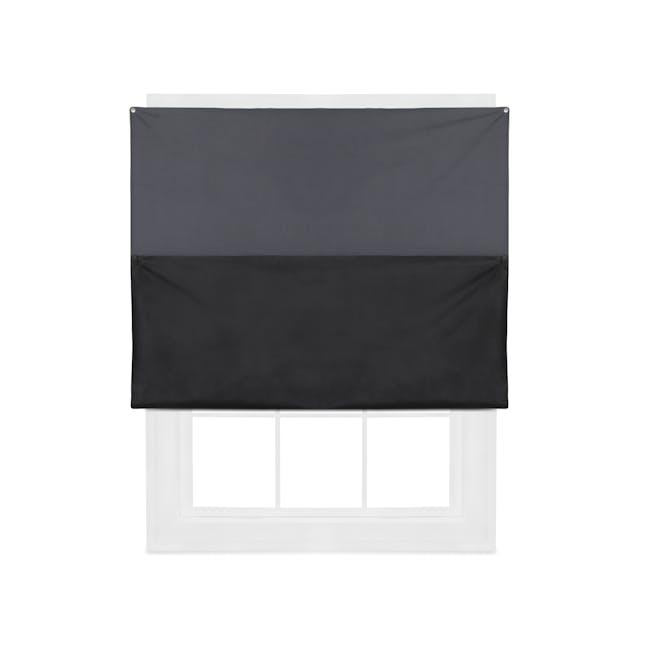Complete Blackout Magnetic Window Cover - Charcoal - 5