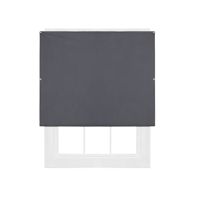 Complete Blackout Magnetic Window Cover - Charcoal - 0