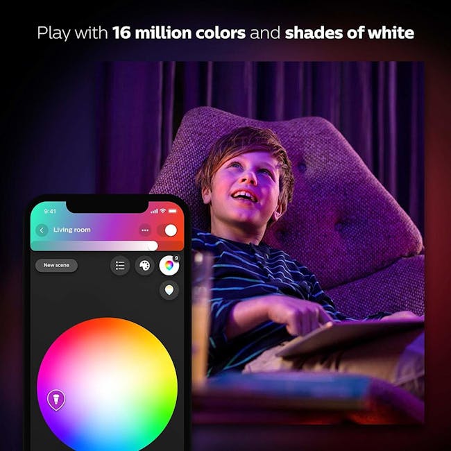 Philips Hue White and Colour Ambiance Starter Kit 9W A60 (Bluetooth) - 2