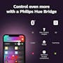 Philips Hue White and Colour Ambiance Starter Kit 9W A60 (Bluetooth) - 7