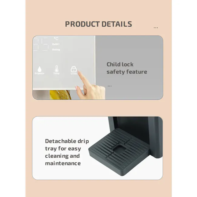 Mayer 3L Instant Heating Water Dispenser with Filter MMIWD30-BY - Grey - 6