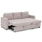 Mia L-Shaped Storage Sofa Bed - Pastel Pink - 3