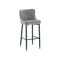 Tobias Counter Chair - Grey (Velvet) - 3