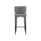 Tobias Counter Chair - Grey (Velvet) - 2