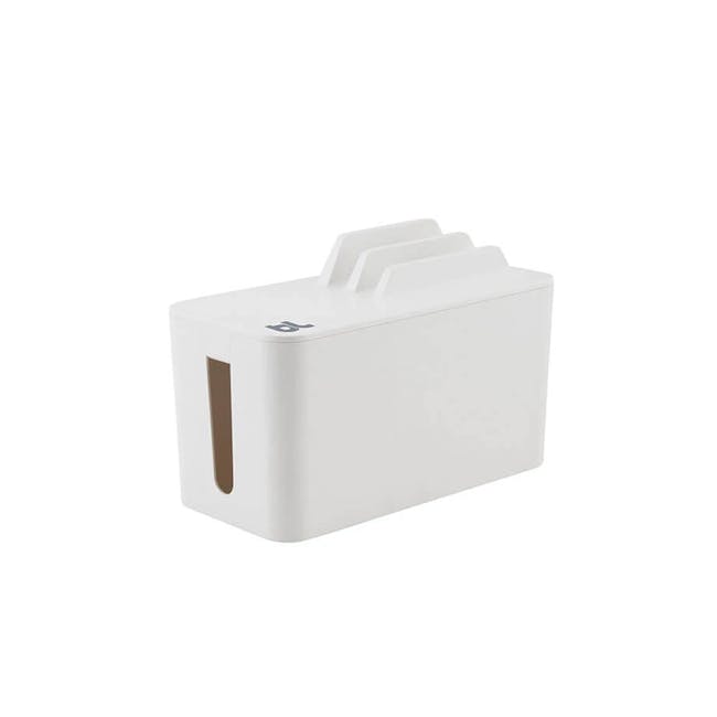 Bluelounge Cablebox Mini Station - White - 0