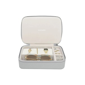 Stackers Travel Jewellery & Accessories Box - Pebble Grey