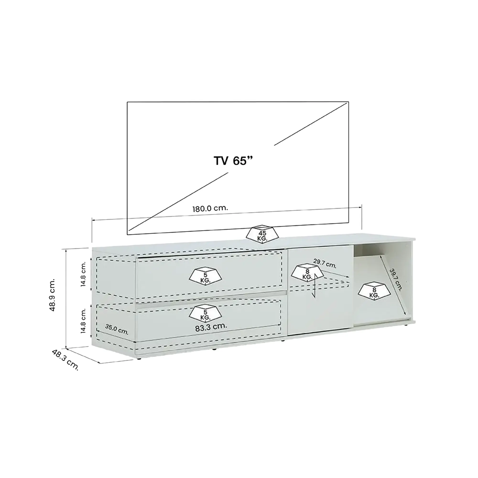 Maeda TV Console 1.8m - 11
