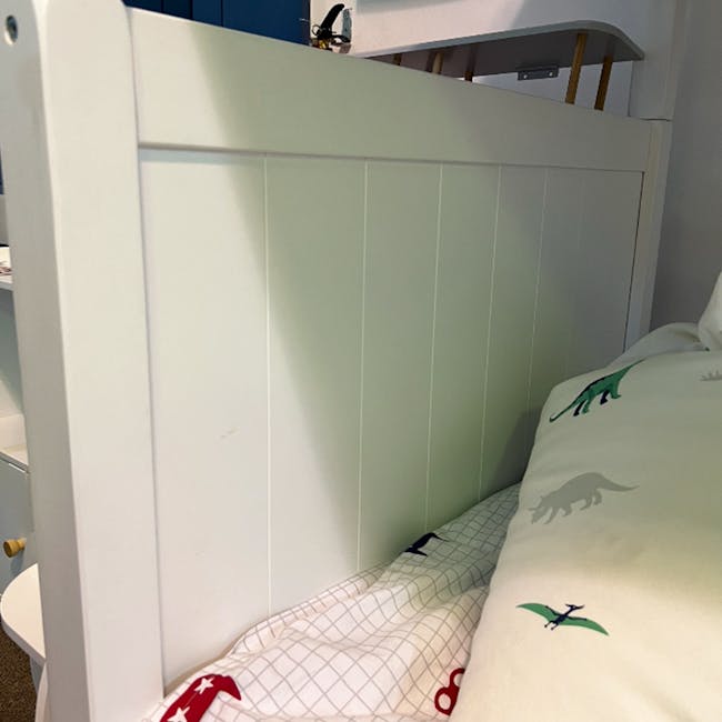 Matt Super Single High Loft Bed with Staircase + Bottom Bed - 2