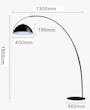 Jimmi Arched Floor Lamp - 6