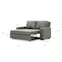 Arturo 3 Seater Sofa Bed - Beige (Eco Clean Fabric) - 10