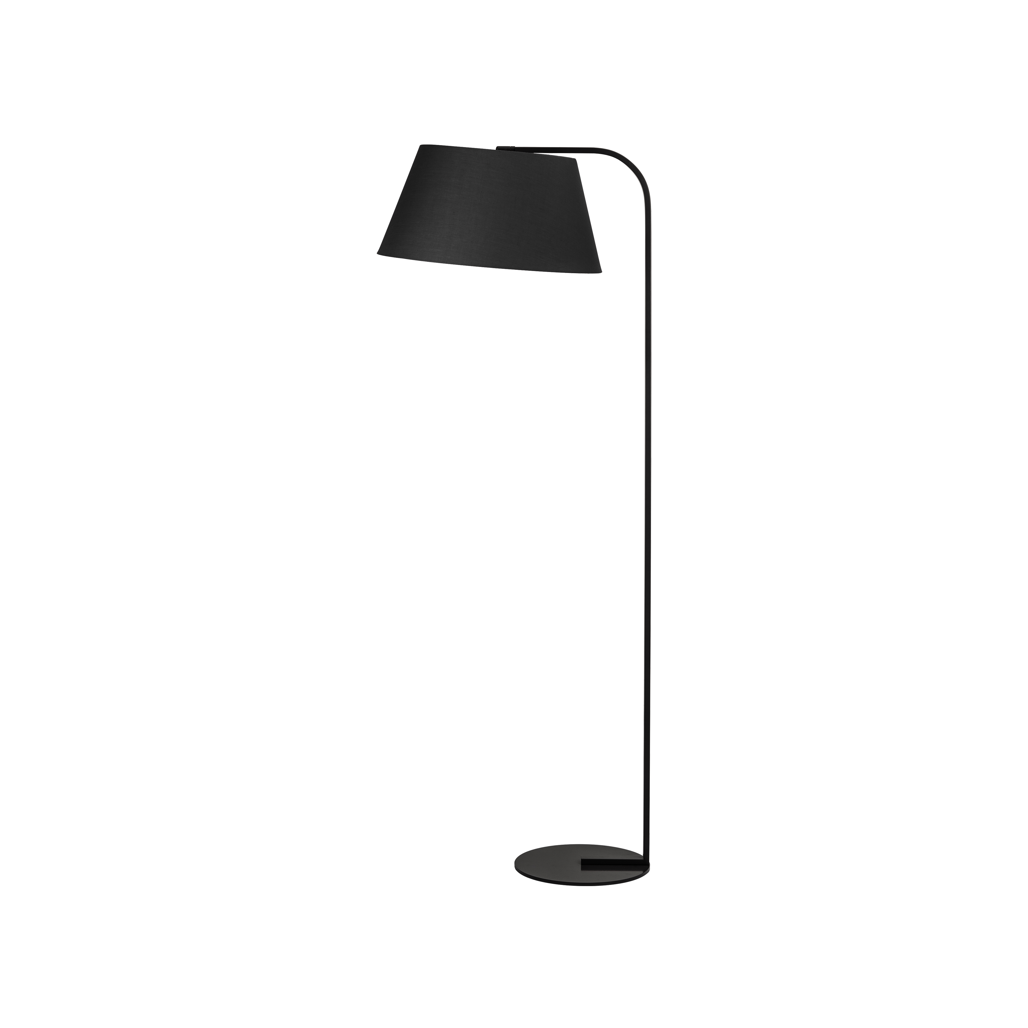 black floor lamp modern