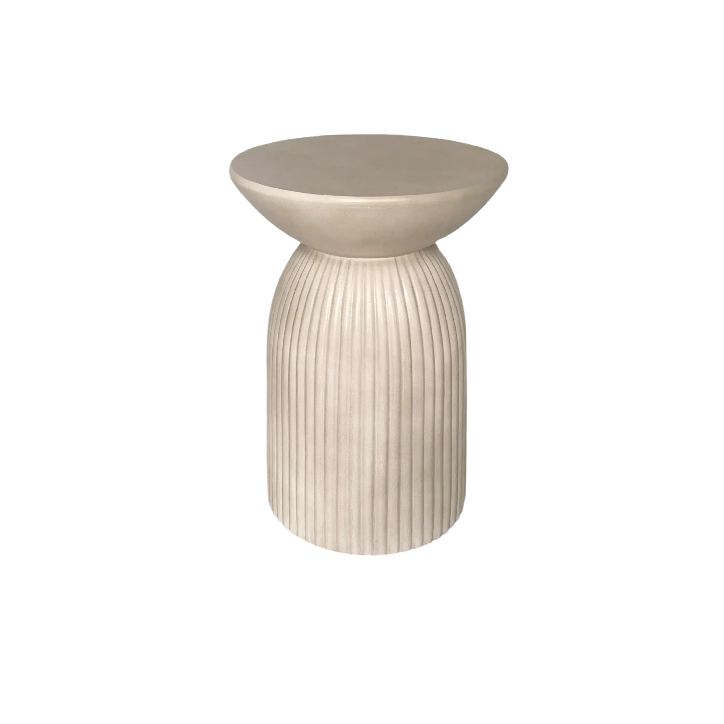 Sola Concrete Side Table - Sand