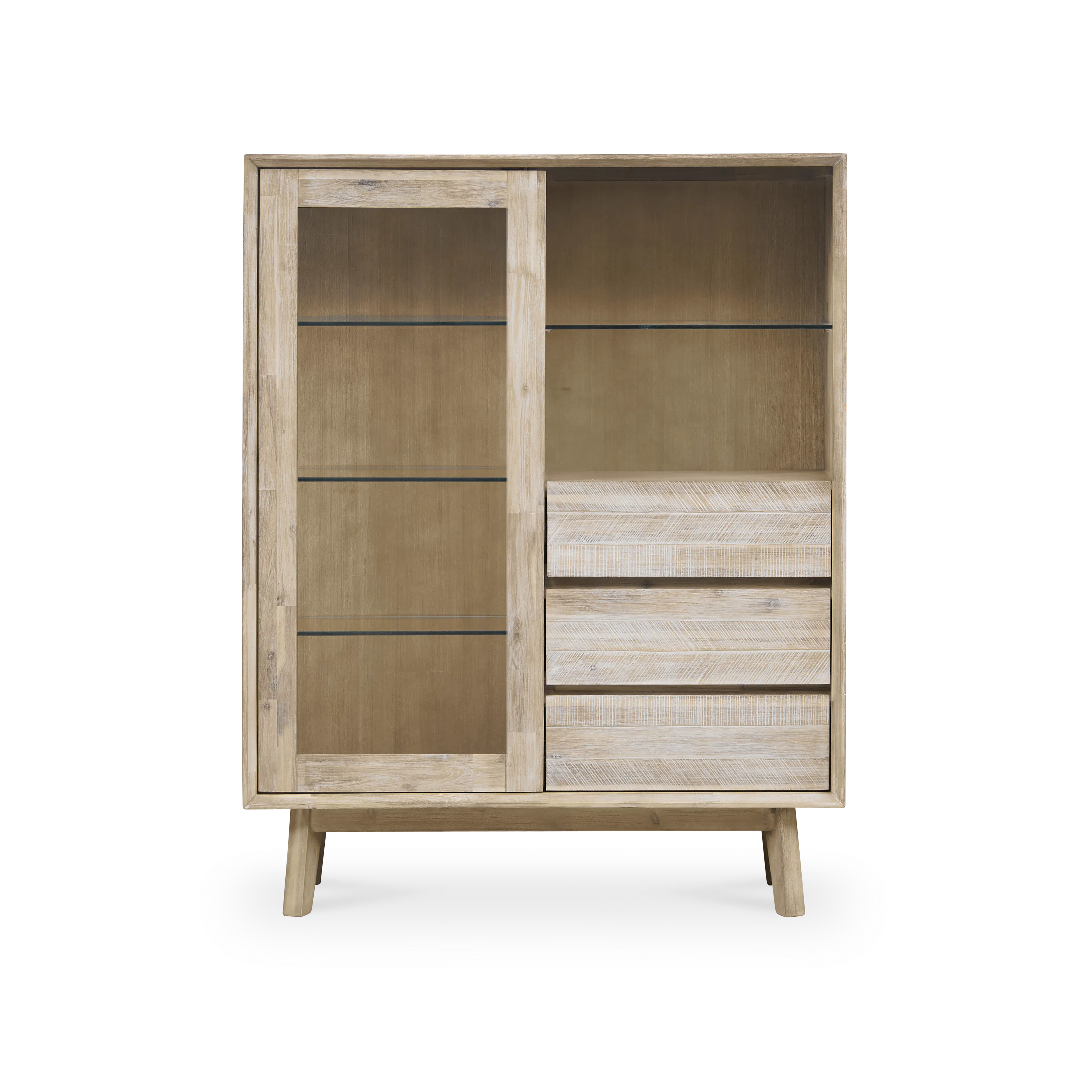 (As-is) Leland Tall Display Sideboard 1.1m - 15