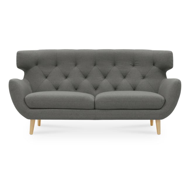 Agatha 3 Seater Sofa - Granite Grey - 7