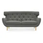 Agatha 3 Seater Sofa - Granite Grey - 7