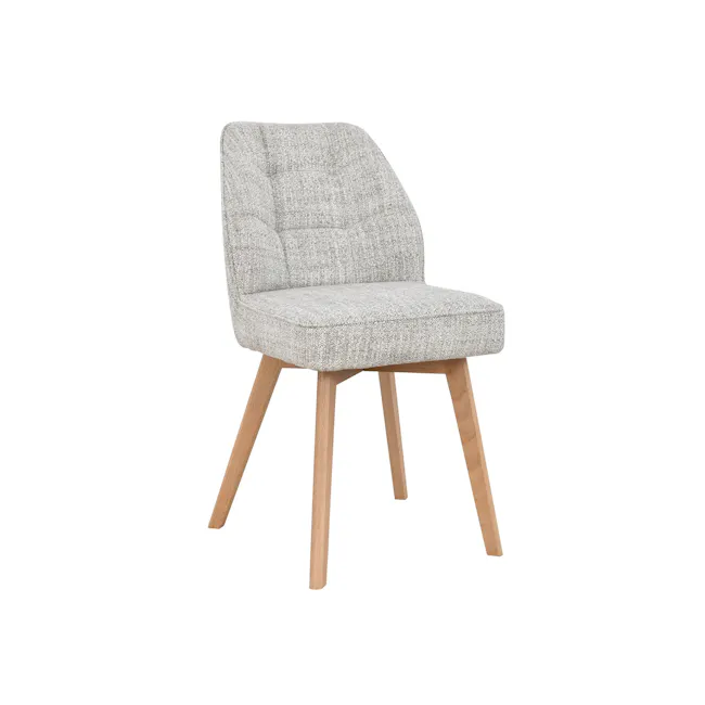 Vilda Dining Chair - Oak, Light Grey - 1