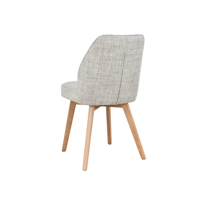 Vilda Dining Chair - Oak, Light Grey - 5