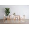 Allison Dining Table 1.5m - Natural, White - 1