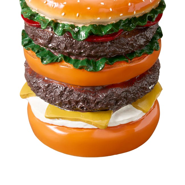 Resin Sculpture Decor Stool - Hamburger - 6