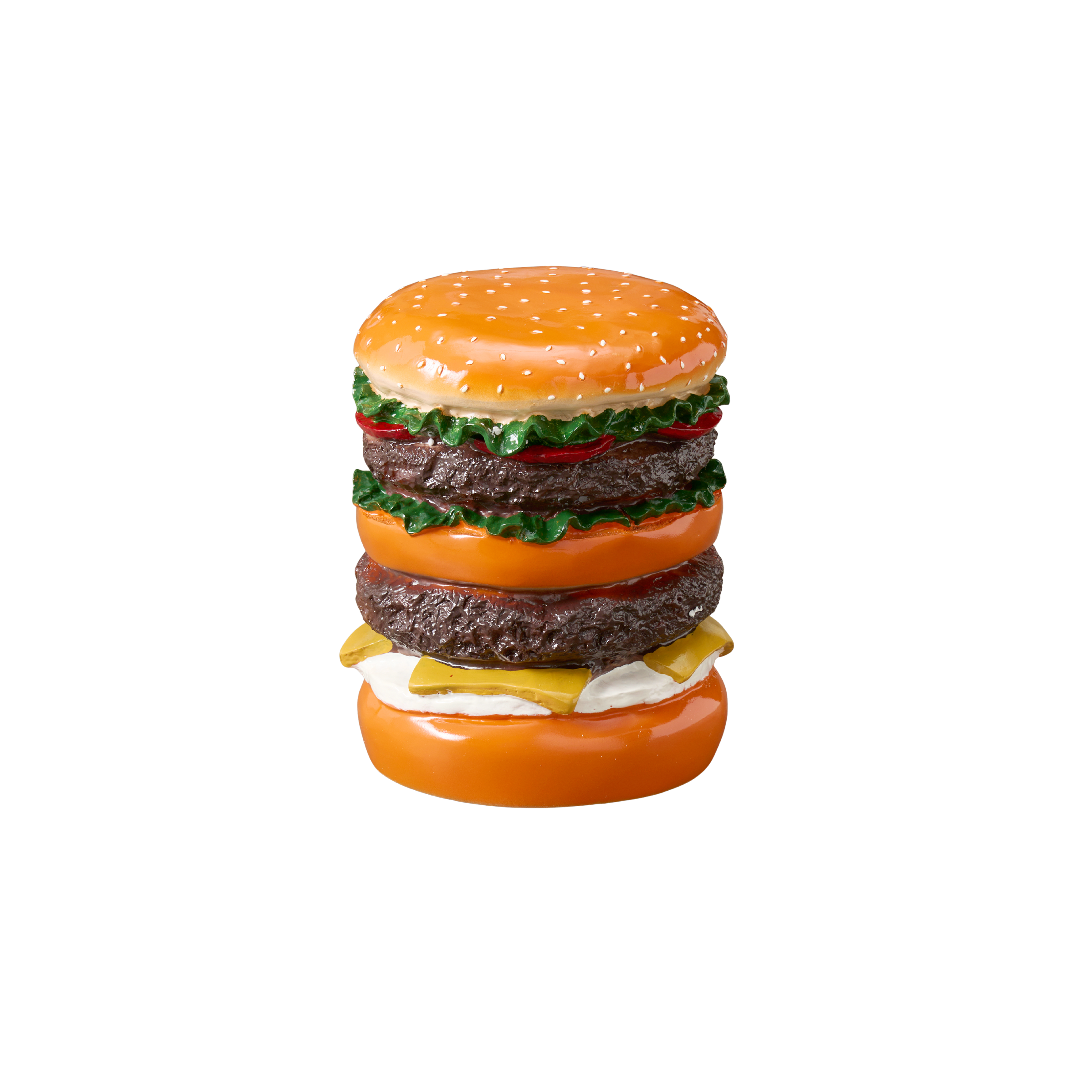 Resin Sculpture Decor Stool - Hamburger