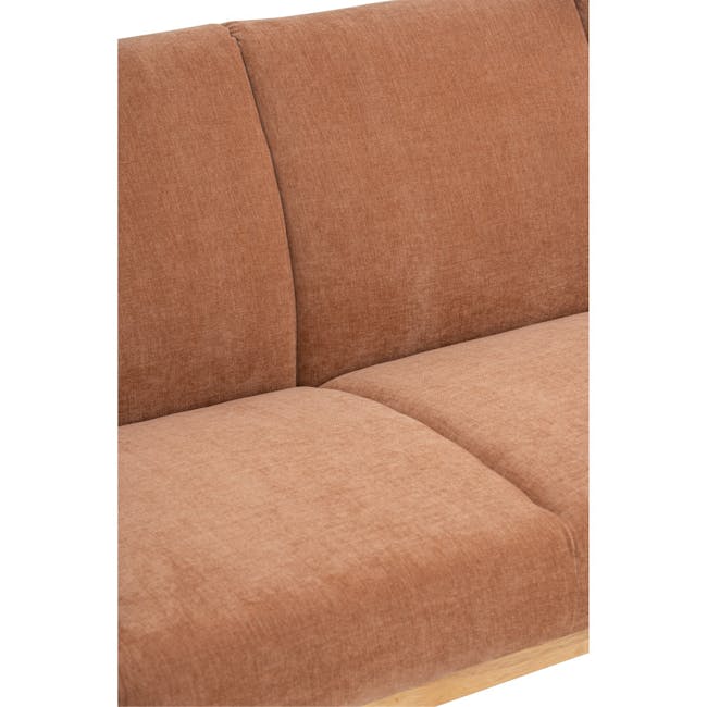 Mendo 2 Seater Sofa - Coral (Fabric) - 5