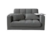 Holmes 2 Seater Sofa Bed - Grey (Eco Clean Fabric)